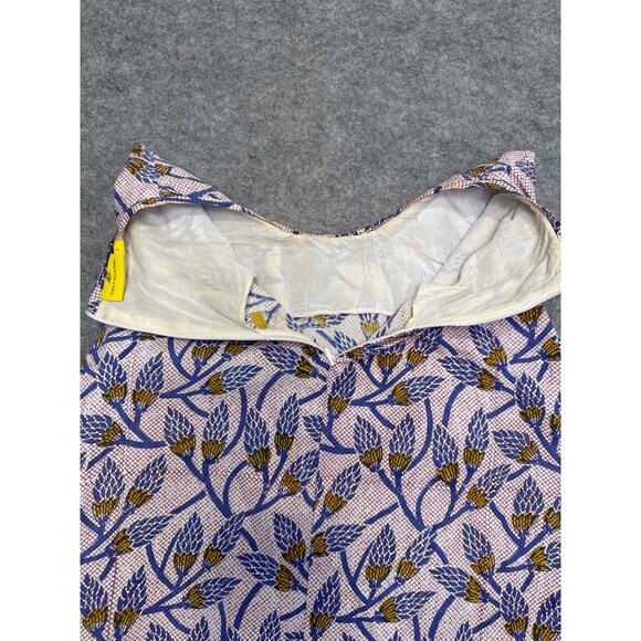 Roberta Roller Rabbit size L Fabiola Dress Purple Leaf Pattern *See Disc&Photo* - Picture 7 of 7